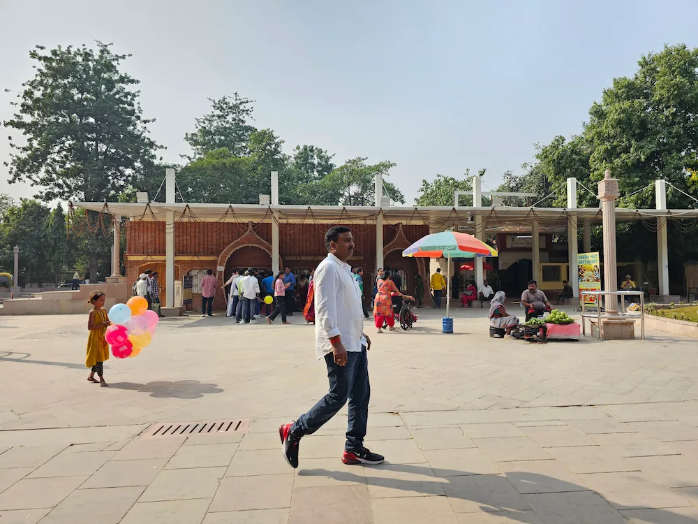 The new ticket counter in Sarnath